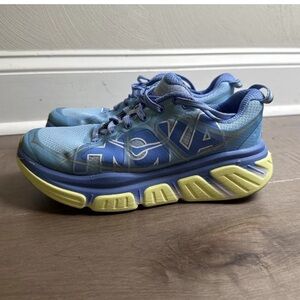 Hoka One One Infinite Womens Blue Cross Training Running Athletic Shoes Sz 9.5